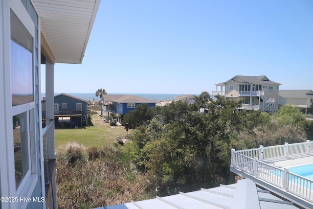 exterior space with fence