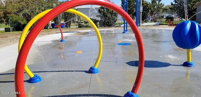 view of jungle gym