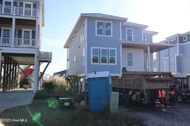 view of rear view of property