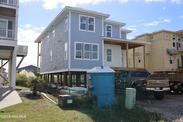 view of rear view of property