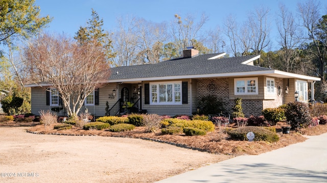 view of ranch-style home