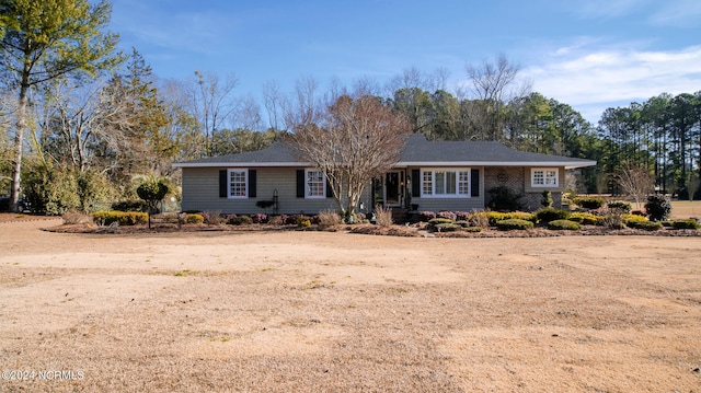 view of ranch-style house