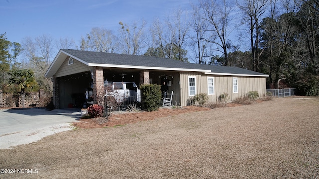 view of ranch-style house