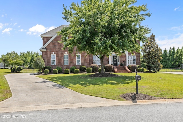 4441 Lagan Cir, Winterville, NC 28590 - view of front of property with brick siding and concrete driveway