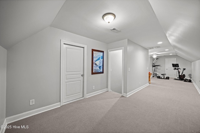 4441 Lagan Cir, Winterville, NC 28590 - bonus room with lofted ceiling, baseboards, carpet flooring, and recessed lighting
