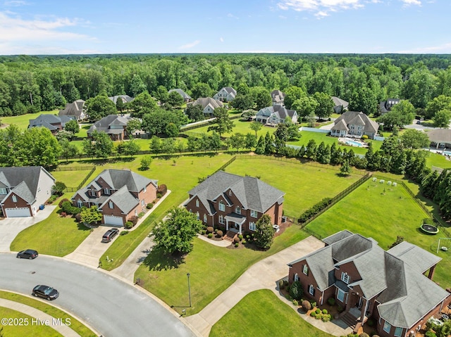 4441 Lagan Cir, Winterville, NC 28590 - aerial view of residential area with a forest