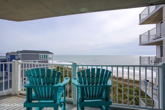 2000 New River Inlet Rd Unit 3309, North Topsail Beach, NC 28460 - balcony with a water view