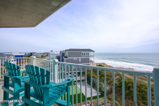 2000 New River Inlet Rd Unit 3309, North Topsail Beach, NC 28460 - balcony with a water view
