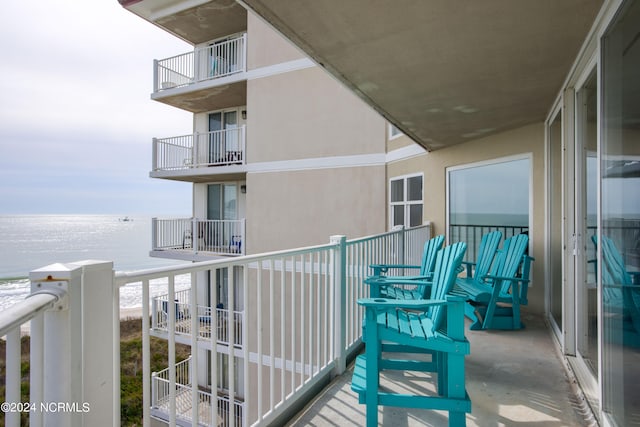 2000 New River Inlet Rd Unit 3309, North Topsail Beach, NC 28460 - balcony featuring a water view