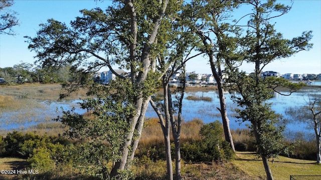 view of water feature