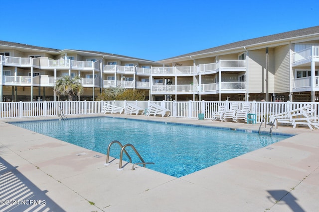 view of pool