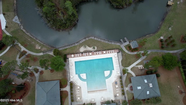 1254 Opaca Dr SE, Bolivia, NC 28422 - aerial view of a pool area