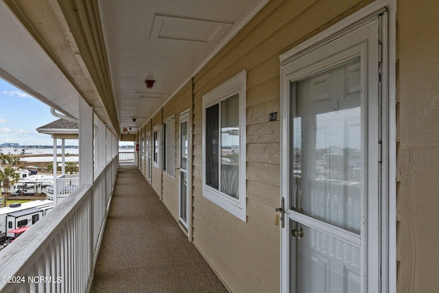 balcony with covered porch