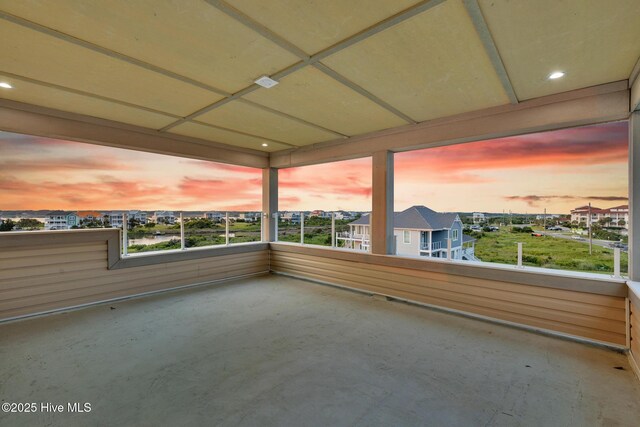 705 New River Inlet Rd, North Topsail Beach, NC 28460 - kitchen featuring stainless steel appliances, extractor fan, white cabinets, a center island, and recessed lighting