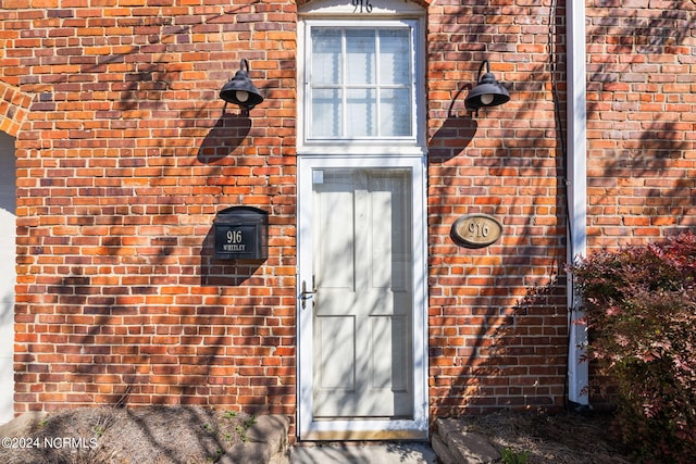 view of entrance to property