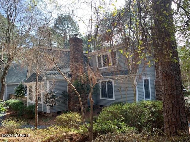 view of rear view of property