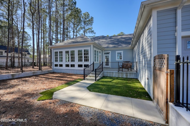 view of front of home