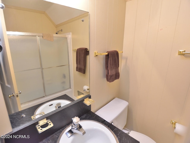 bathroom with sink and toilet