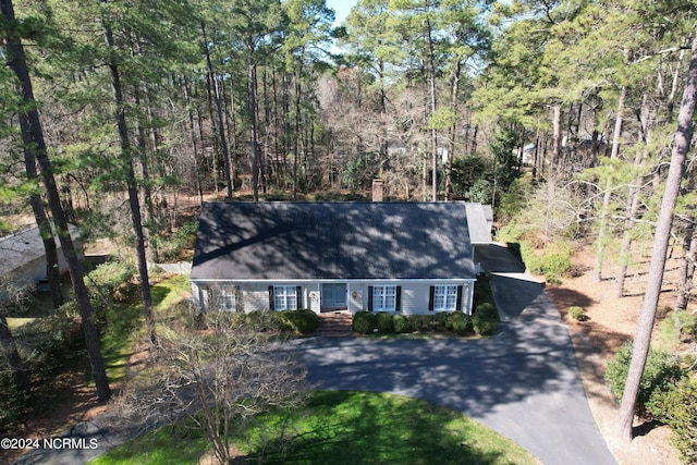 view of front of home