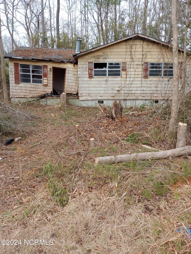 view of ranch-style home