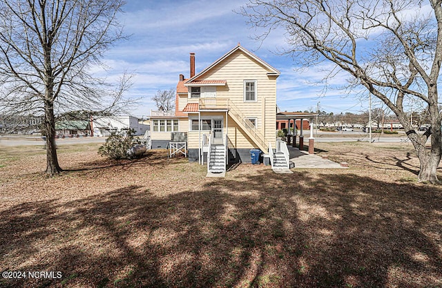 view of rear view of house