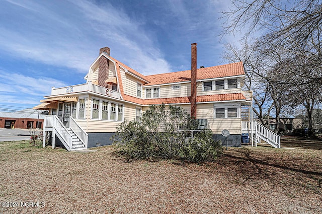 view of rear view of house