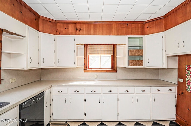 kitchen with white cabinetry and dishwasher