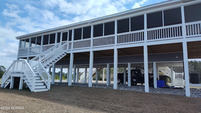 view of back of property