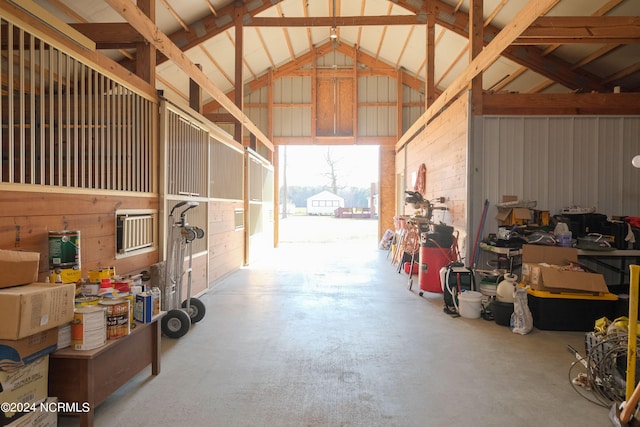 view of horse barn