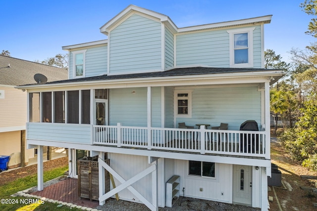 view of rear view of house