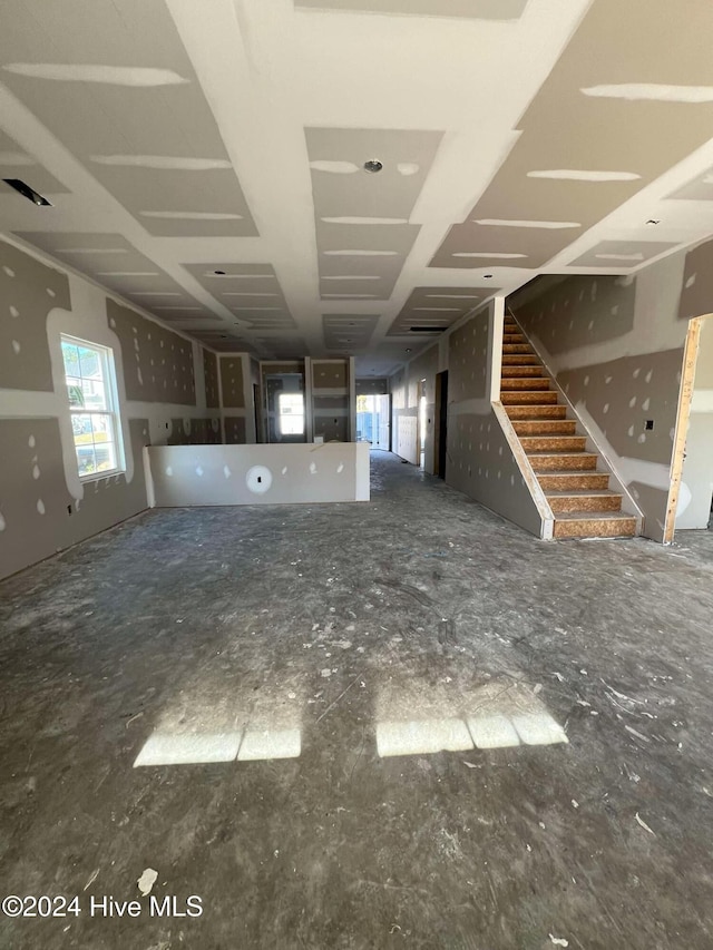 view of unfurnished living room