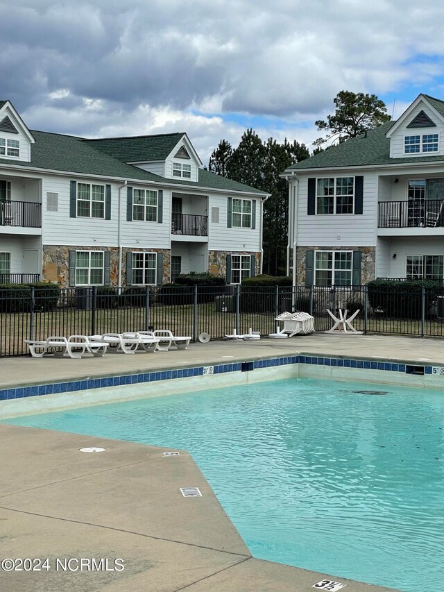 view of pool