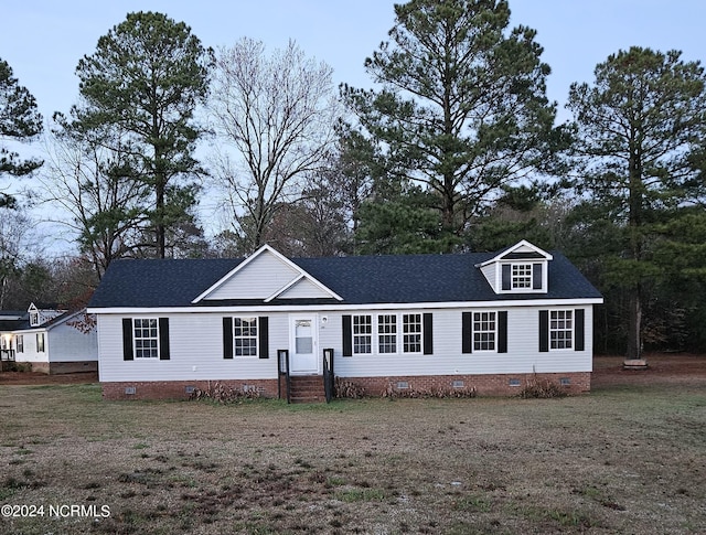 view of front of home