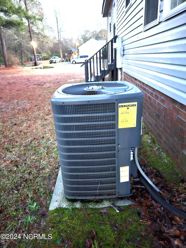 details featuring central AC unit