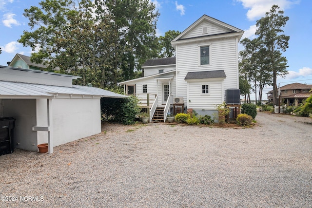 view of rear view of house