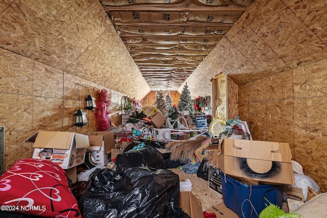 view of storage room