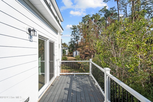 4865 Scarlet Sage Way, Shallotte, NC 28470 - view of wooden deck