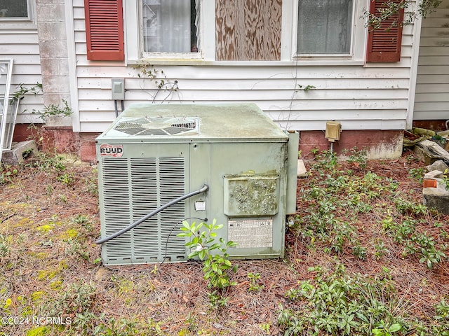 details featuring central AC unit