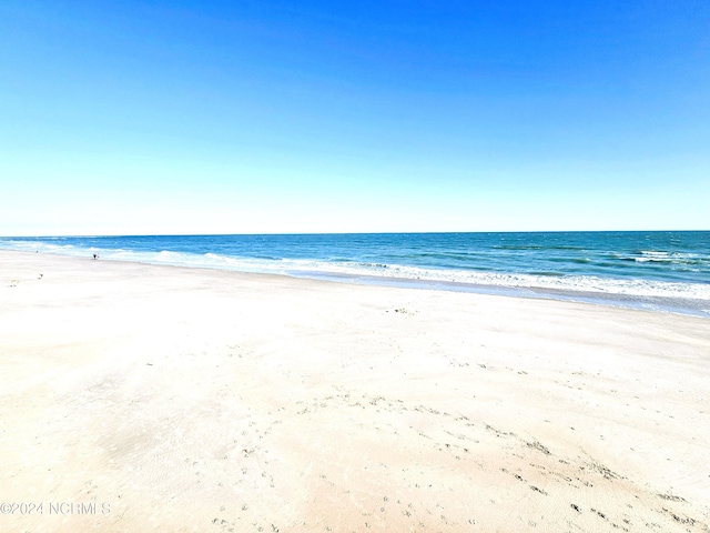 water view featuring a beach view