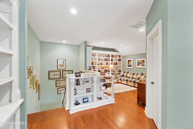 interior space featuring light hardwood / wood-style floors