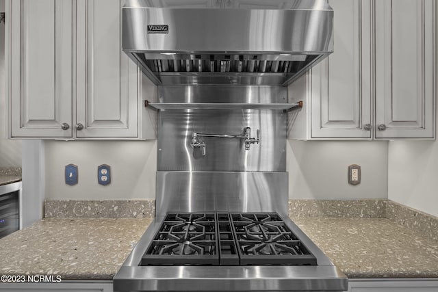 kitchen with dark stone counters