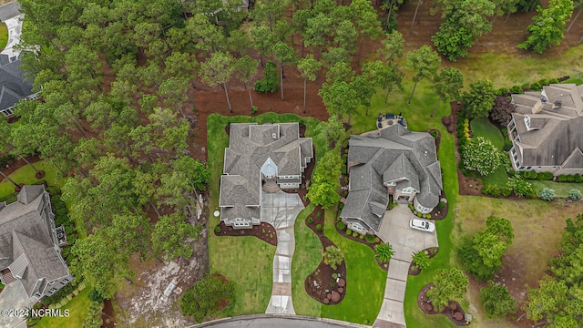 birds eye view of property featuring a residential view