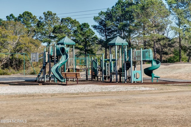 view of jungle gym