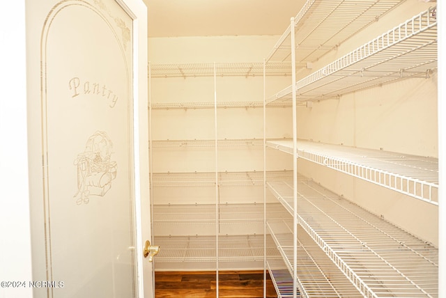 view of pantry