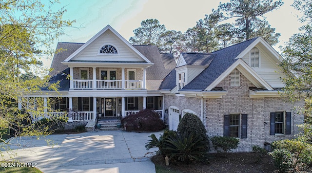 view of front facade with a porch