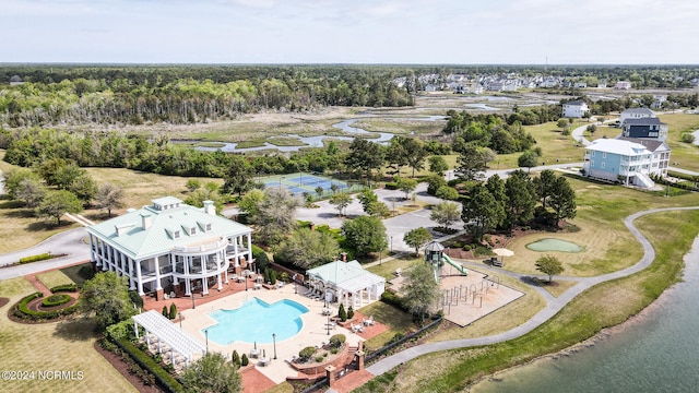 view of birds eye view of property