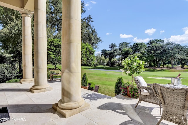 view of patio