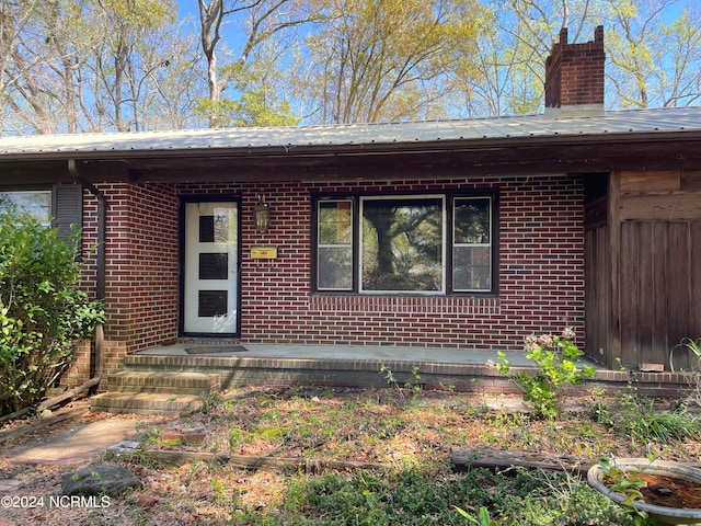 view of rear view of property