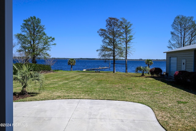 view of water feature