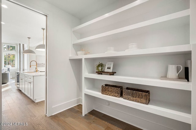 pantry with sink